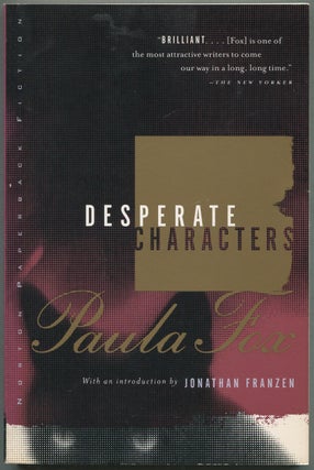 Item #418818 Desperate Characters. Paula FOX