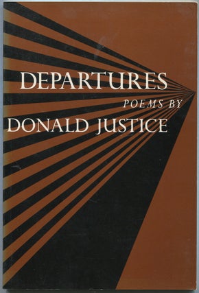 Item #418946 Departures. Donald JUSTICE