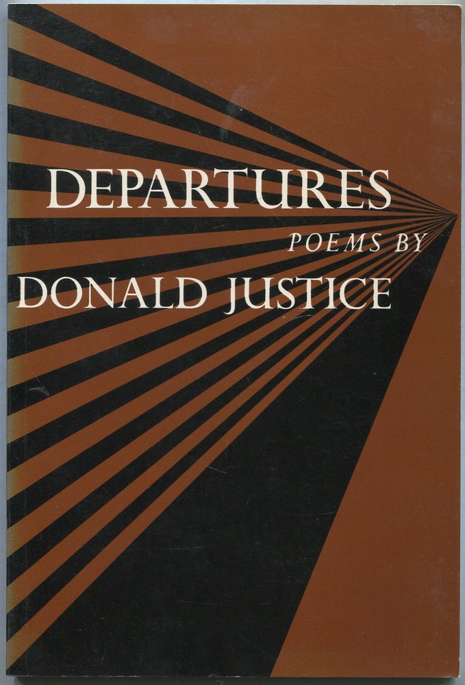 Item #418946 Departures. Donald JUSTICE.