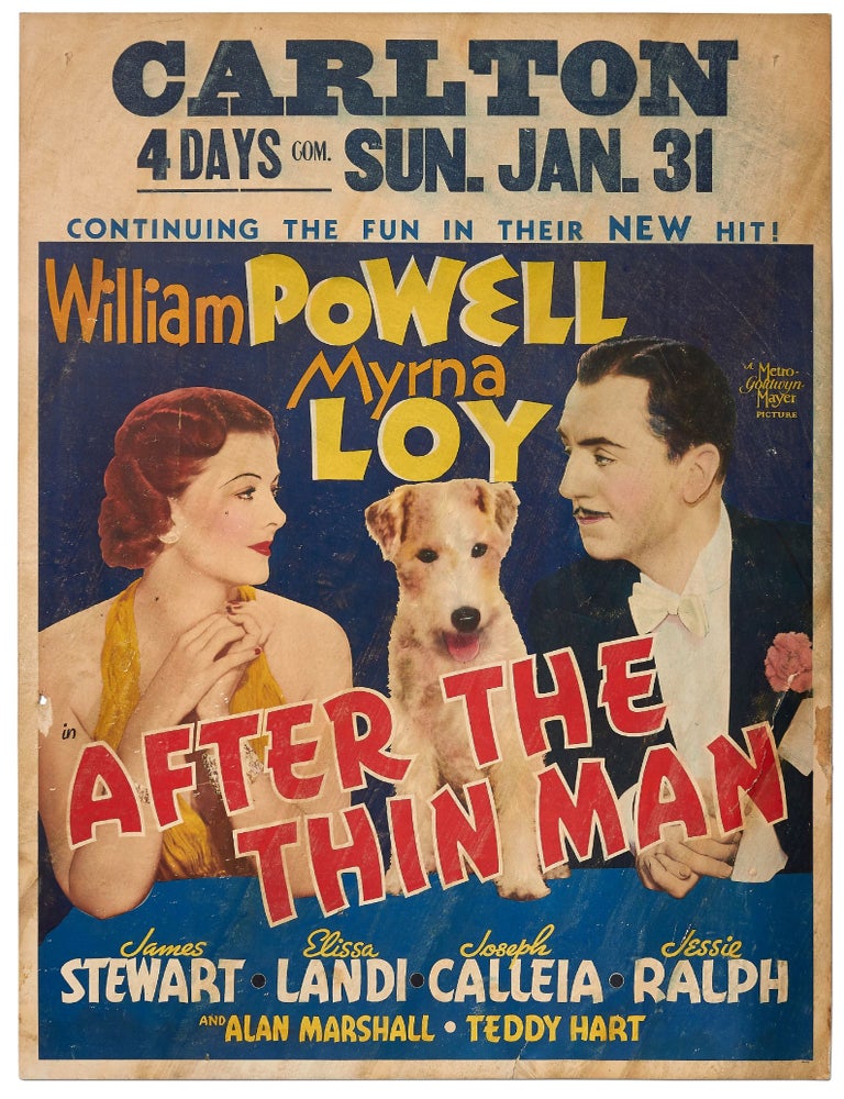 Film Poster : After the Thin Man | Dashiell HAMMETT, William Powell ...