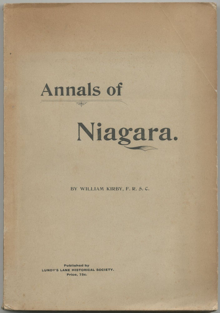 Annals of Niagara. William KIRBY.