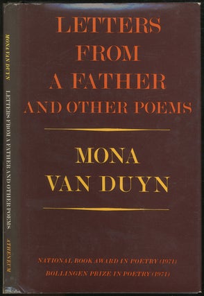 Item #419257 Letter From a Father. Mona VAN DUYN
