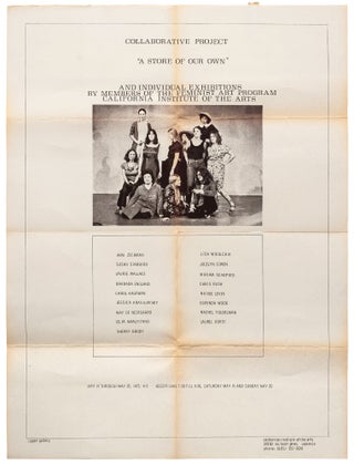 Item #419754 [Broadside]: Collaborative Project: “A Store of Our Own” and Individual...