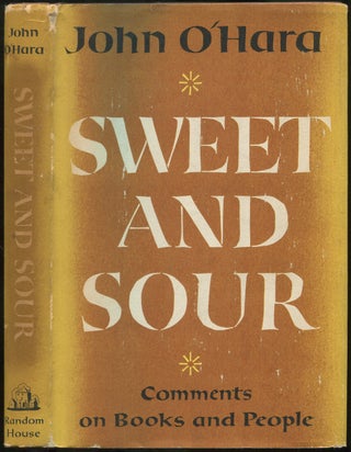 Item #419779 Sweet and Sour. John O'HARA