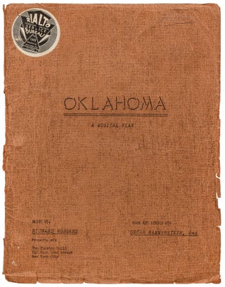 Item #419870 [Playscript]: Oklahoma: A Musical Play. Richard RODGERS, Oscar Hammerstein