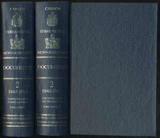 Item #420085 Documents Relatifs Aux Relations Entre Le Canada Et Terre-Neuve - Documents on...