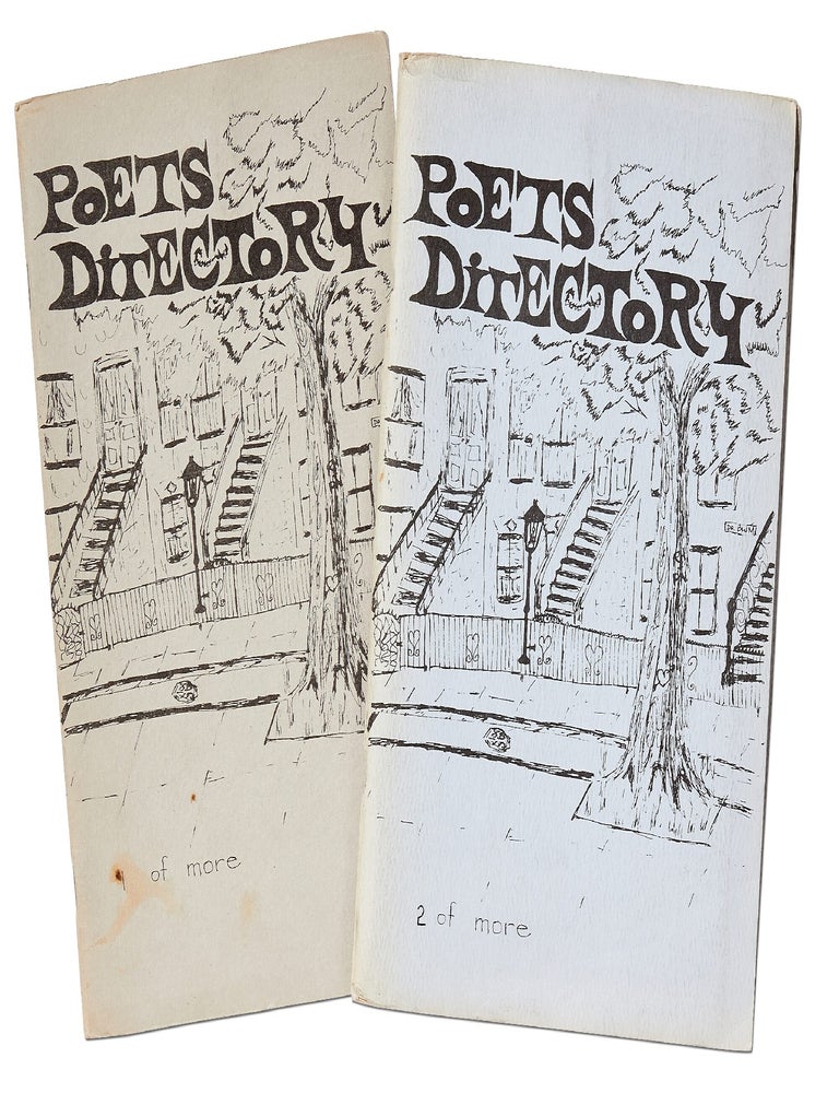 Poets Directory. No. 1 & 2. Edith BRAFMAN.