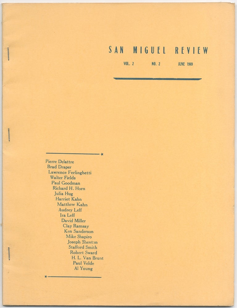 Item #420231 San Miguel Review. Vol. 2 No. 2 June 1969. Dick MAYES.