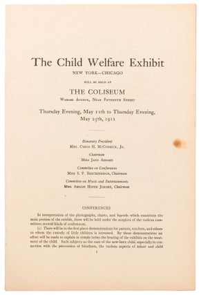 The Child in the City: A Handbook of the Child Welfare Exhibit [and] Program