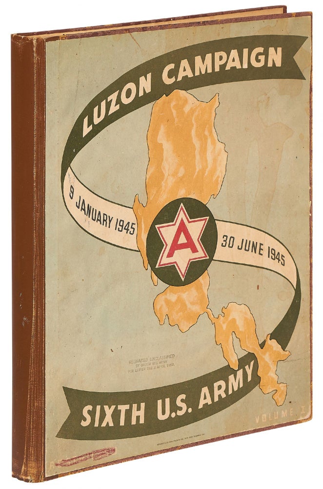 Item #420642 Sixth United States Army. Report of the Luzon Campaign 9 January 1945 - 30 June 1945 in Four Volumes - Volume I [only]