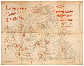 Item #420643 [Map]: Lampasas County Oil Field: The Last "Grand Play" on the Exposed Pennsylvanian...