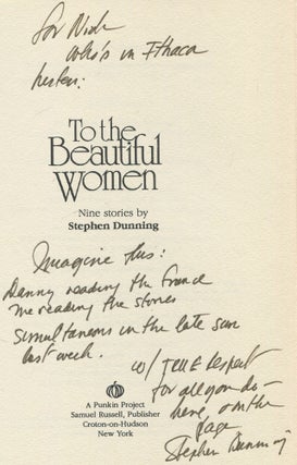 To the Beautiful Women: Nine Stories