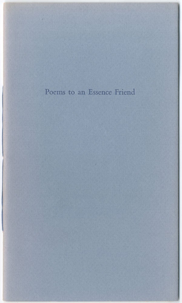 Item #420944 Poems to an Essence Friend. David KHERDIAN.