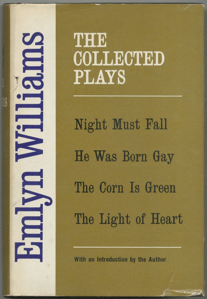Item #421110 The Collected Plays. Volume One: Night Must Fall, He Was Born Gay, The Corn is Green, The Light of Heart. Emlyn WILLIAMS.