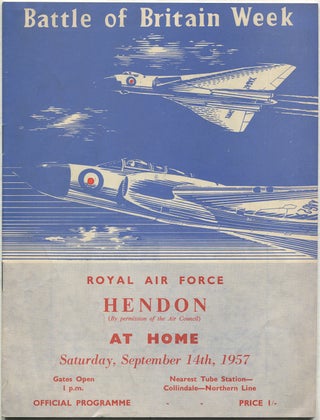 Item #421191 Battle of Britain Week: Royal Air Force at Home, Hendon, Saturday, September 14th, 1957