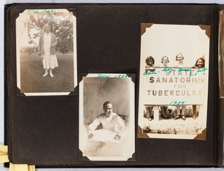 [Photo Album]: African-American Family and Nurse at the Michigan State Sanatorium for Tuberculosis s