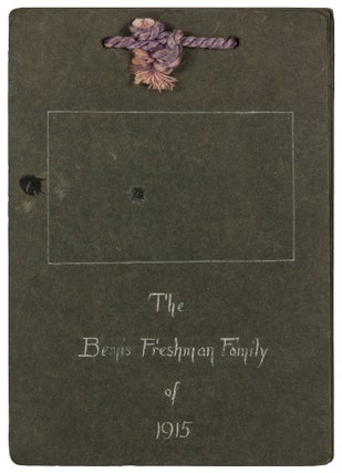 Item #422382 [Photo Album]: "The Bemis Freshman Family of 1915"