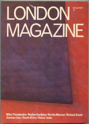 Item #422492 The London Magazine: New Series, December 1970, Volume 10, Number 9. Ronald DRAPER,...