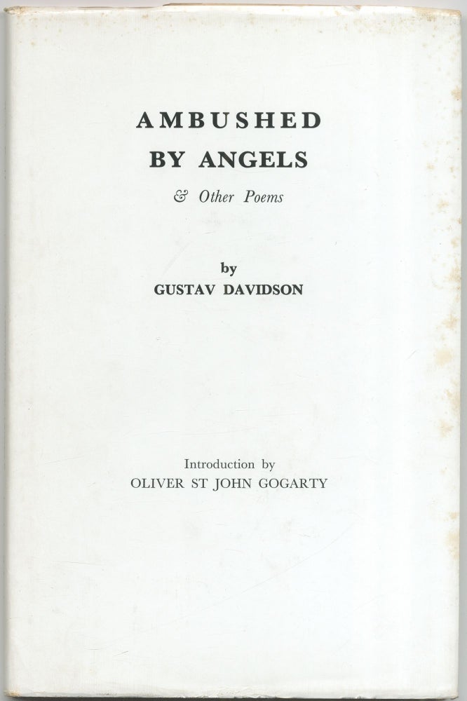 Item #422577 Ambushed by Angels & Other Poems. Gustav DAVIDSON.