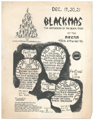Item #422678 [Flyer]: Blackmas: The Gathering of the Black Mass at the Arena. Festival of Joy -...