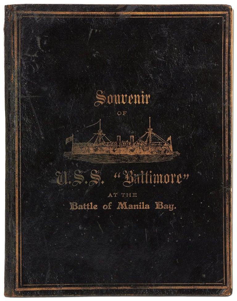 Item #422704 Spanish-American War, 1898. The U.S.S. "Baltimore," at the Battle of Manila Bay, (Philippine Islands). May 1st, 1898. C. A. SILK, J J. Vanderveer.