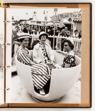 Photo album documenting the June, 1960 visit of the Princesses of Sweden, Denmark, and Norway to Southern California, on the occasion of SAS starting service between New York and Los Angeles