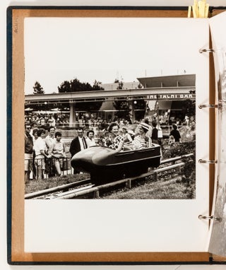 Photo album documenting the June, 1960 visit of the Princesses of Sweden, Denmark, and Norway to Southern California, on the occasion of SAS starting service between New York and Los Angeles