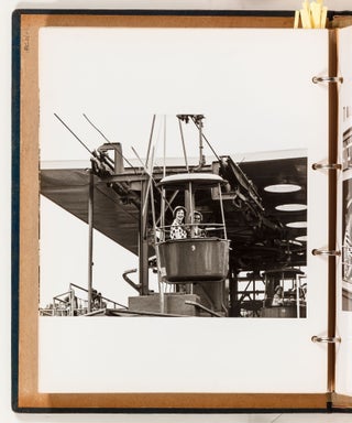 Photo album documenting the June, 1960 visit of the Princesses of Sweden, Denmark, and Norway to Southern California, on the occasion of SAS starting service between New York and Los Angeles