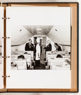Photo album documenting the June, 1960 visit of the Princesses of Sweden, Denmark, and Norway to Southern California, on the occasion of SAS starting service between New York and Los Angeles