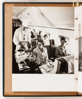 Photo album documenting the June, 1960 visit of the Princesses of Sweden, Denmark, and Norway to Southern California, on the occasion of SAS starting service between New York and Los Angeles