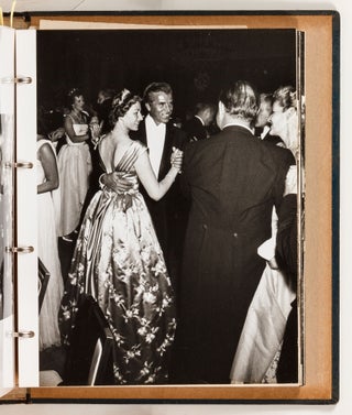 Photo album documenting the June, 1960 visit of the Princesses of Sweden, Denmark, and Norway to Southern California, on the occasion of SAS starting service between New York and Los Angeles