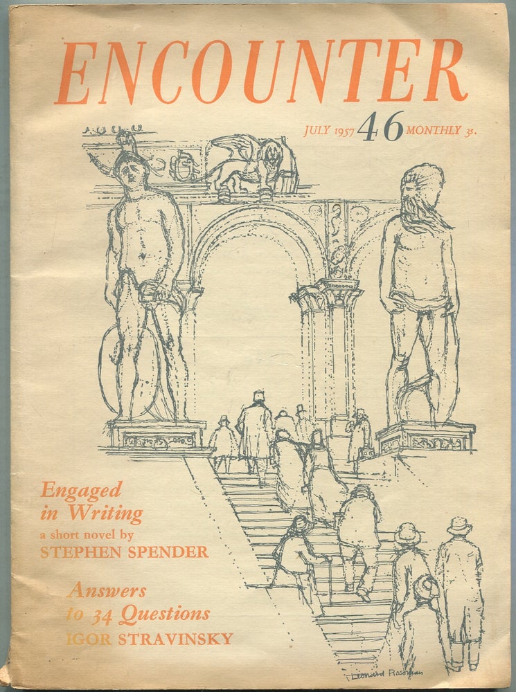 Item #422872 Encounter: July 1957, Vol. IX, No. 1 (46). Stephen SPENDER, Irving Kristol.