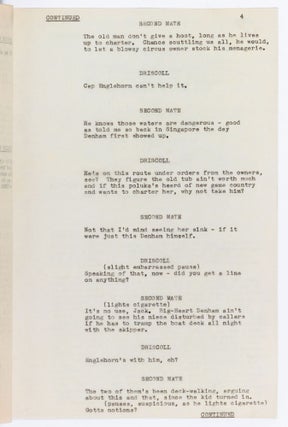 The Studio's Own Copies of Four Successive Scripts for King Kong, with the three-part script for Creation, the unfinished film that directly influenced its production