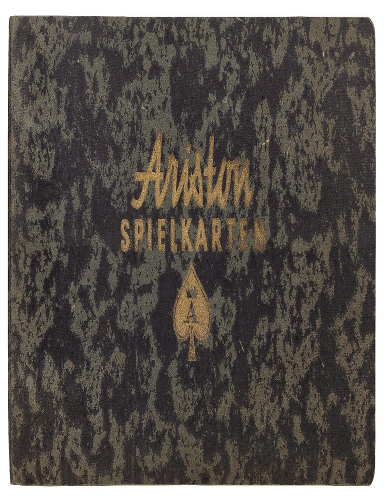 Playing card trade catalog; cover title]: Ariston Spielkarten