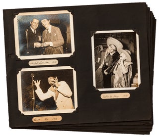 Item #423287 [Disbound Photo Album]: Singers, Musicians, Vaudeville Troupe