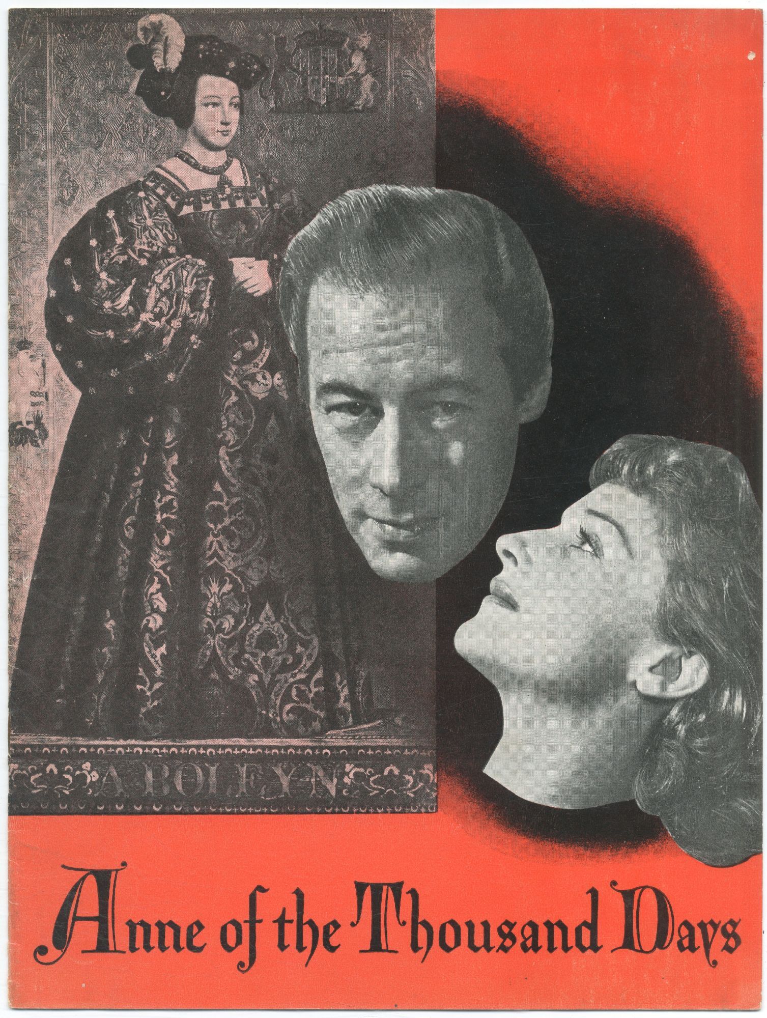 Program : Anne of a Thousand Days | Rex HARRISON, Maxwell ANDERSON