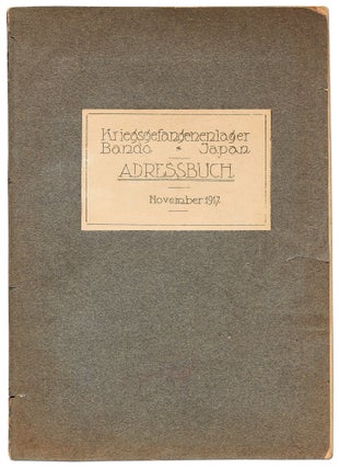 A Collection of Extraordinary Material Printed by German Prisoners at the Bando POW Camp in Japan during World War I, consisting of: 1. Kriegsgefangenenlager Bando Adressbuch (a camp directory); 2. Drei Märchen (a children’s book); 3. Die Baracke (six monthly newspaper issues)