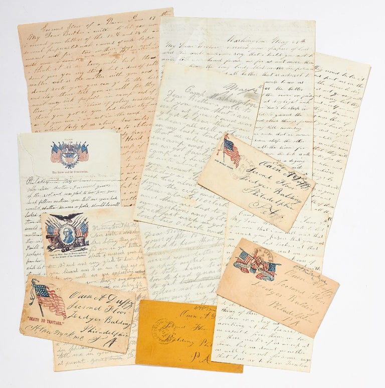 Item #423533 [Archive]: New Jersey Civil War Letters. Private Edward DUFFY.