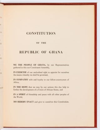 Constitution of the Republic of Ghana