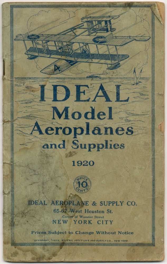 Item #424103 (Trade catalog): Ideal Model Aeroplanes and Supplies 1920