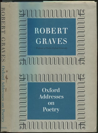 Item #424276 Oxford Addresses on Poetry. Robert GRAVES