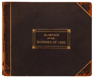 Item #424302 [Photo Album]: “Glimpses of the Summer of 1886” – An Album of Albumen Images...
