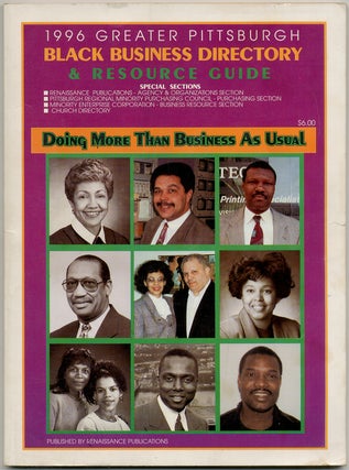 Item #424503 1996 Greater Pittsburgh Black Business Directory & Resource Guide