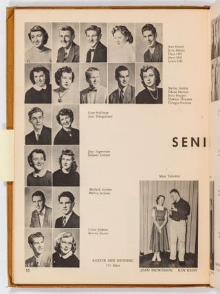 [High School Yearbooks]: Millers' Log 1952 & 1953