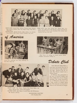 [High School Yearbooks]: Millers' Log 1952 & 1953