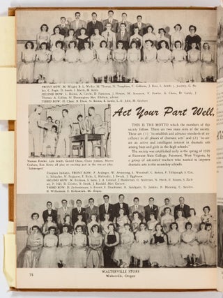 [High School Yearbooks]: Millers' Log 1952 & 1953