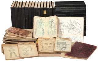 Item #424810 [Archive]: The Sketchbooks of Artist Pietro Lazzari, Italian Futurist, Sculptor and...