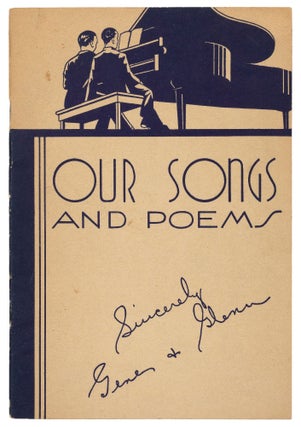 Item #424930 Our Songs and Poems. Gene CARROLL, Glenn Rowell