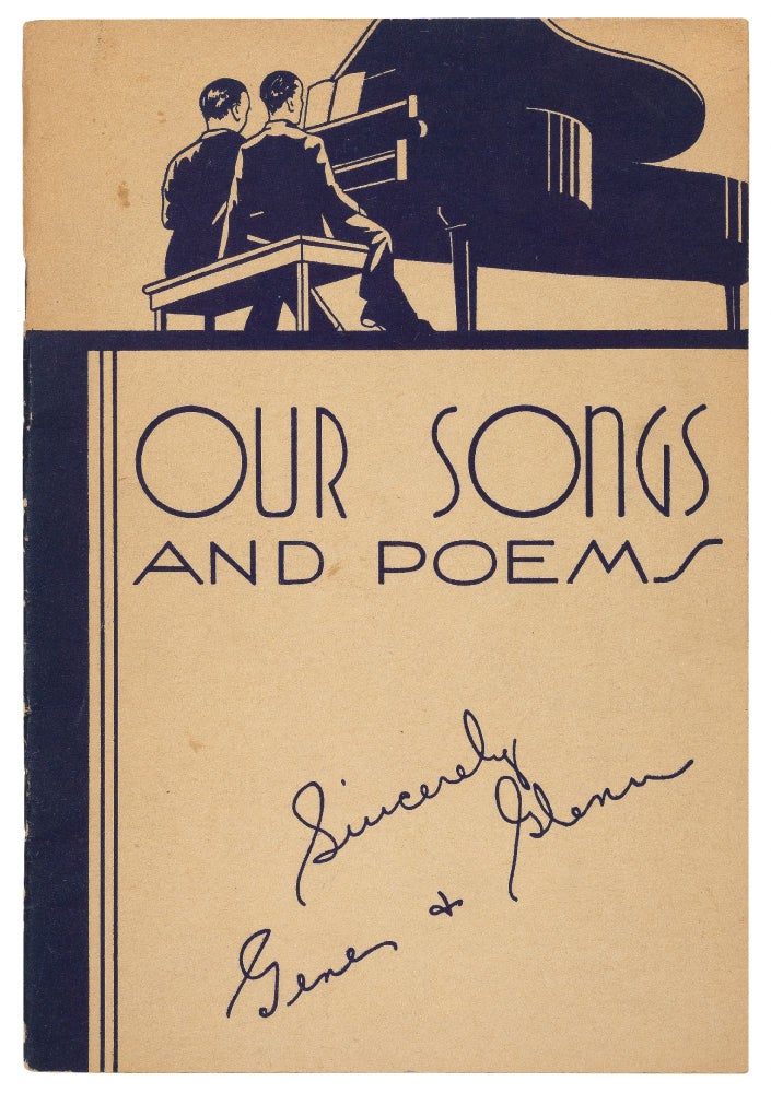 Item #424930 Our Songs and Poems. Gene CARROLL, Glenn Rowell.
