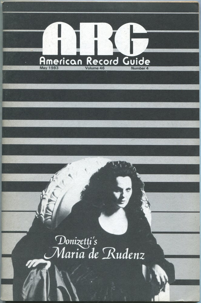 Item #425248 ARG: American Record Guide: May 1983, Volume 46, Number 4. John CRONIN.